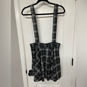 Womens SHEIN suspender skirt